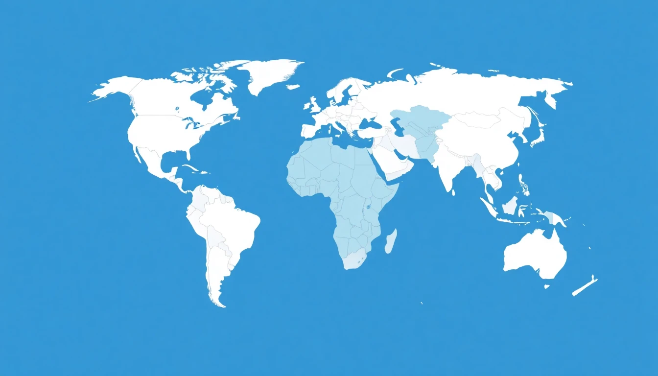 World Map with Time Zones